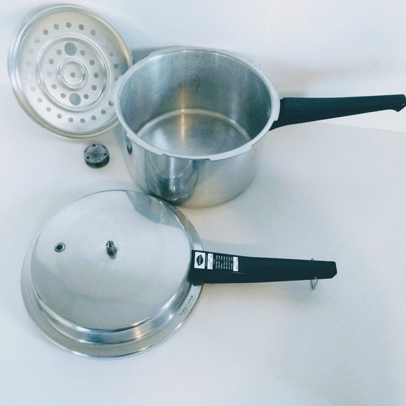 Mirro 4qt Pressure Cooker M-0294 Aluminum Vintage Cottagecore Granny Chic - Picture 5 of 14